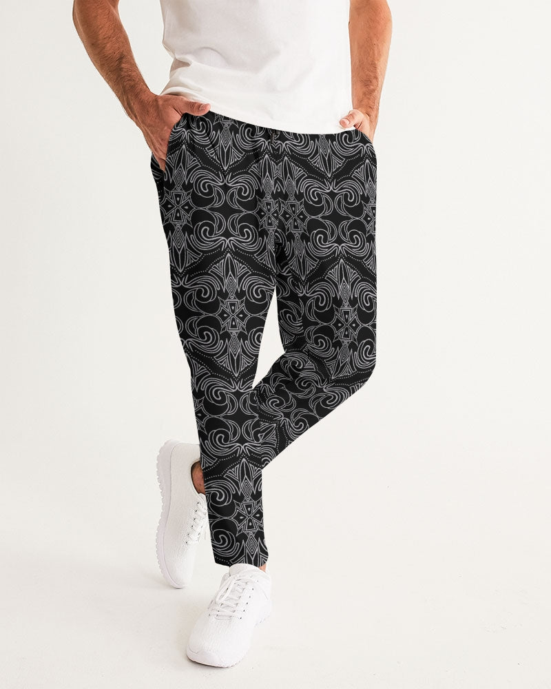 Men's Joggers-Gravity Black-Pat Sutton Designs