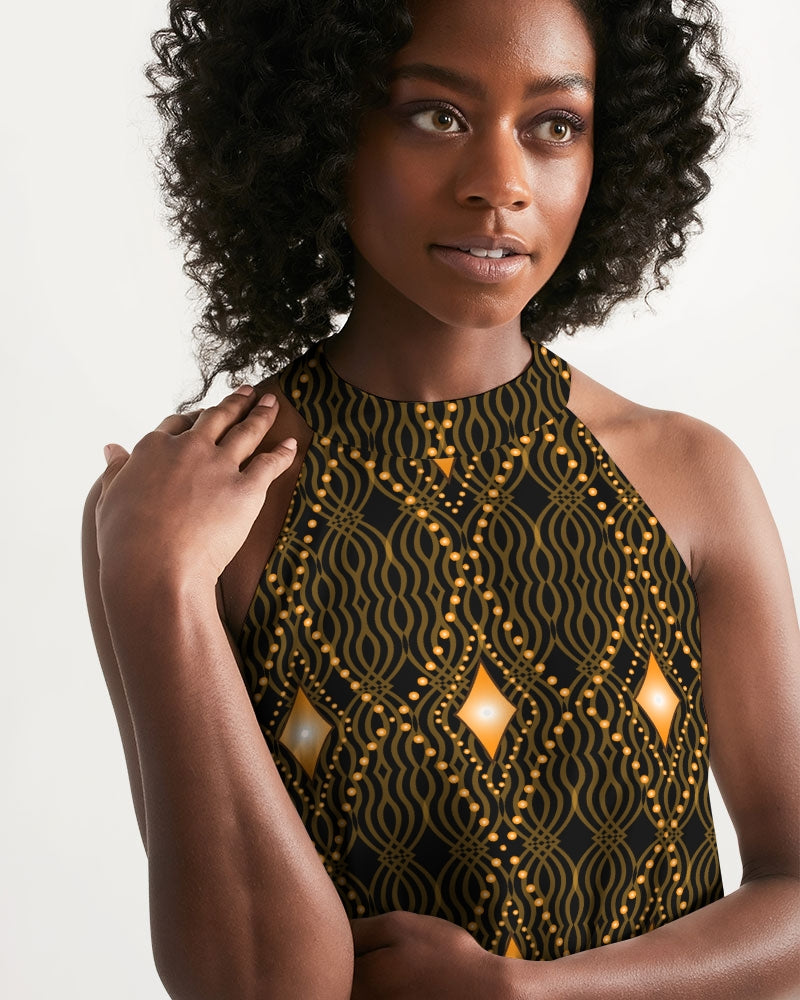 Halter Dress- Eclipse-Pat Sutton Designs