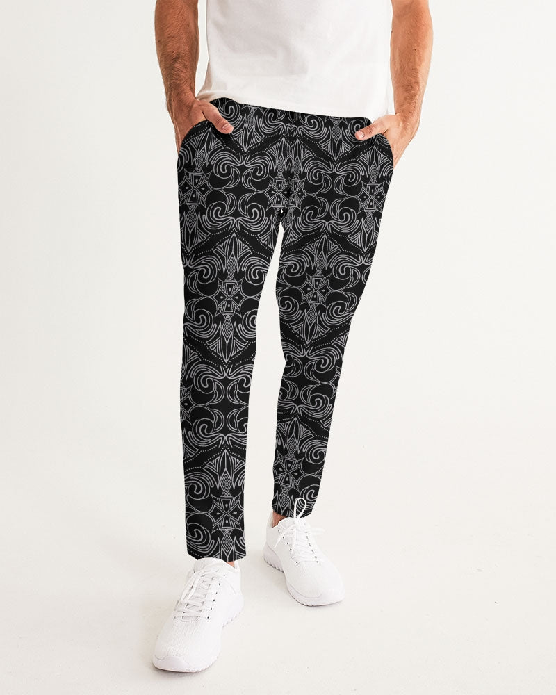 Men's Joggers-Gravity Black-Pat Sutton Designs