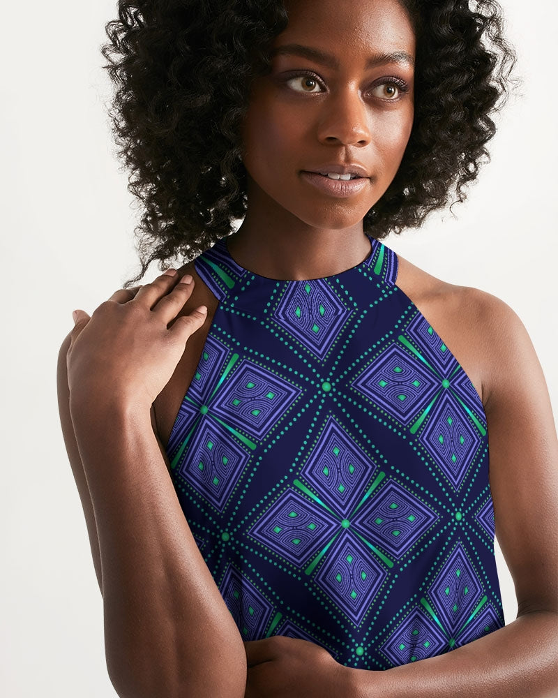 Women's Halter Dress- Jewel-Pat Sutton Designs