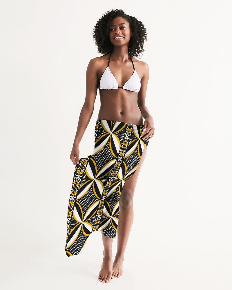 Majestic Ochre Slider All-Over Print Swim Cover Up-Pat Sutton Designs