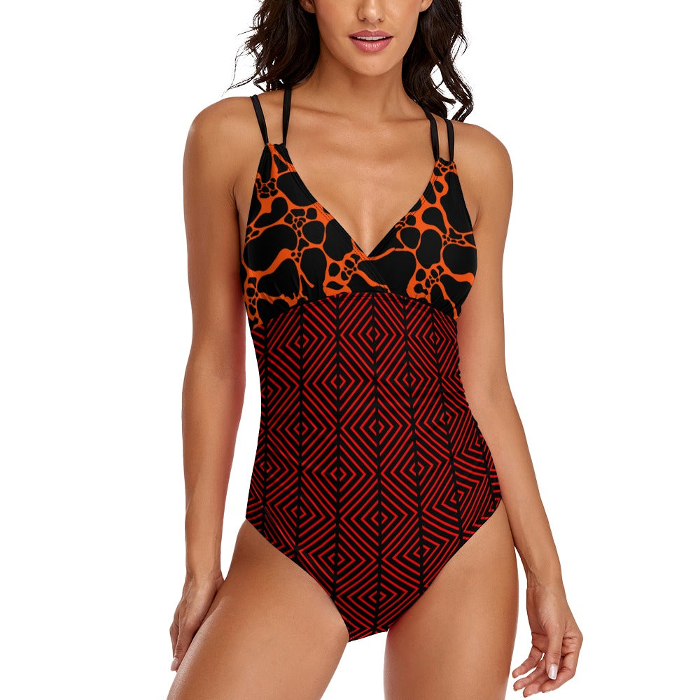 Swimsuit- Sahara Red-Pat Sutton Designs