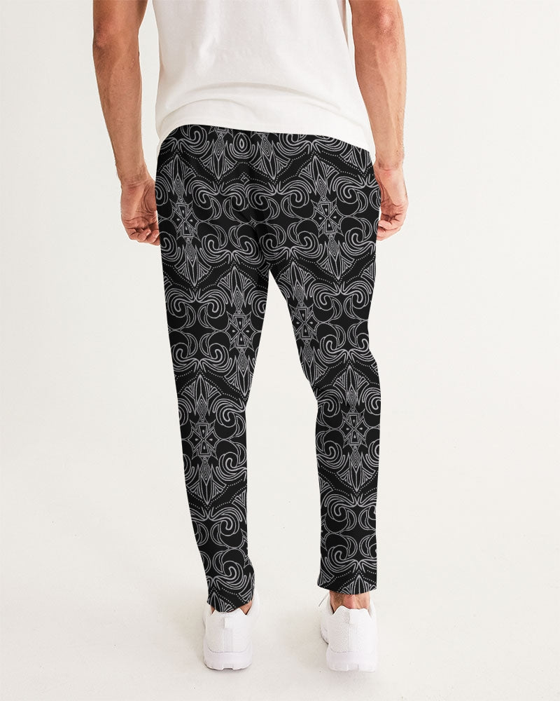 Men's Joggers-Gravity Black-Pat Sutton Designs
