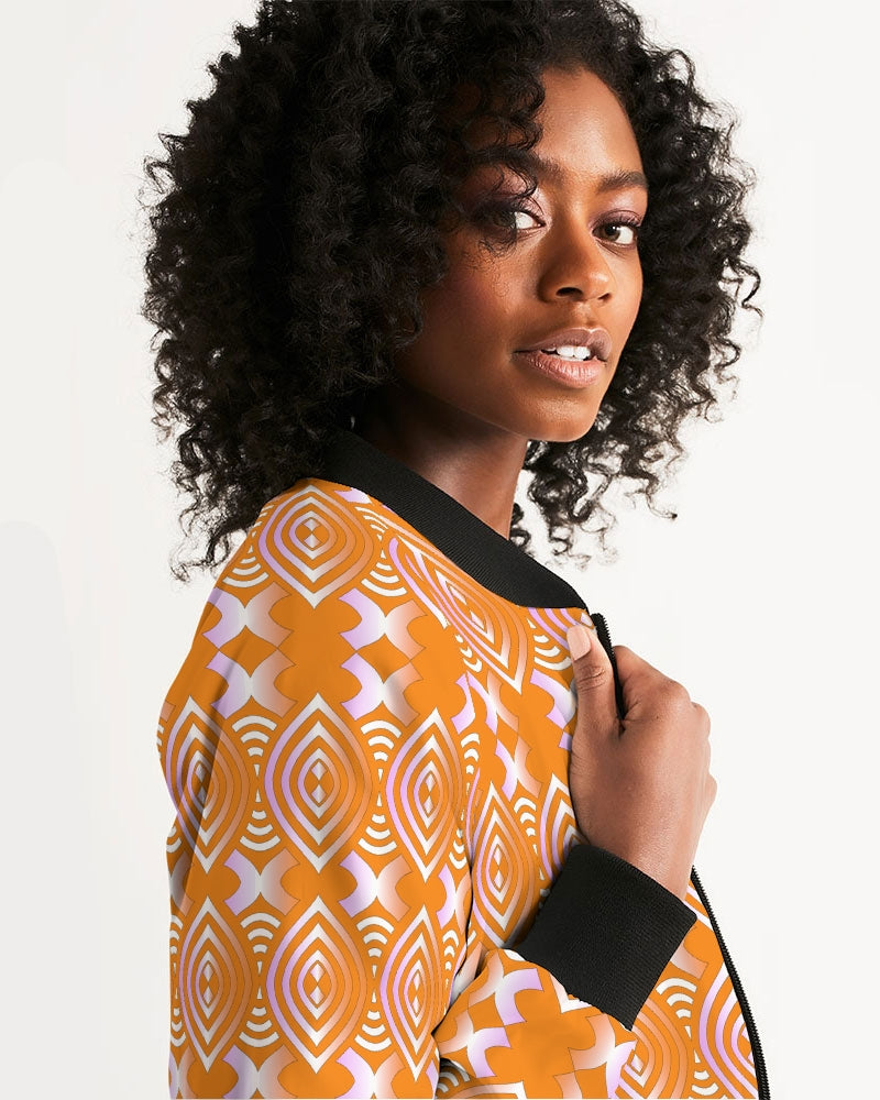 Women's Jacket-Orange Cream-Pat Sutton Designs