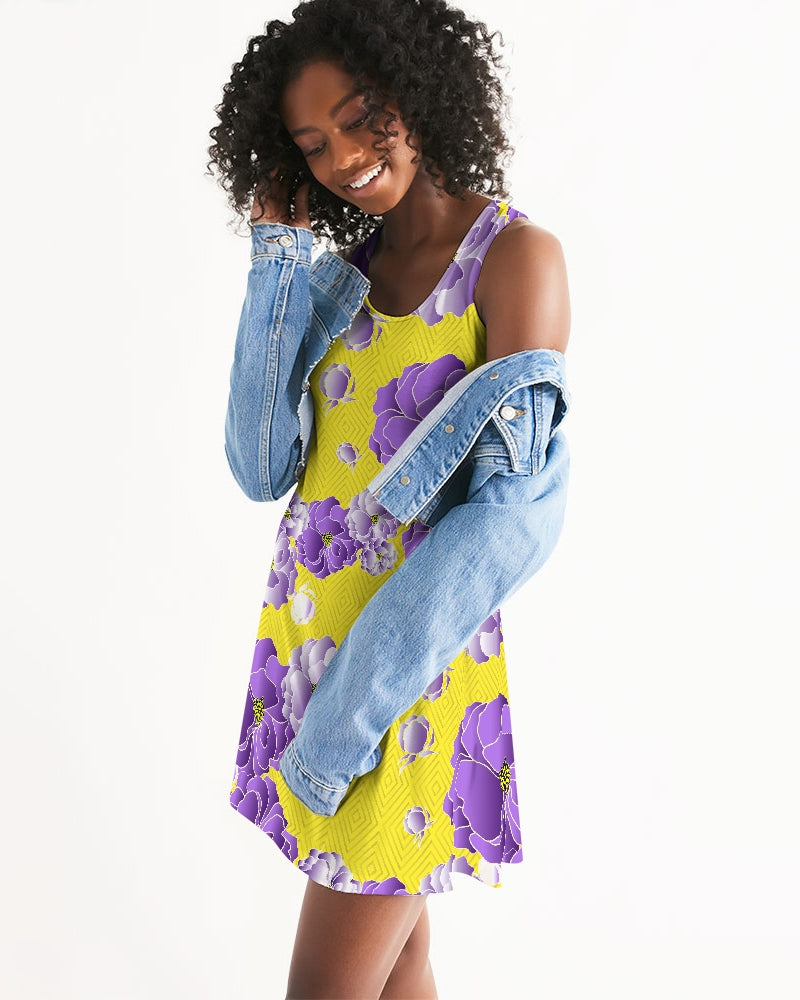 Racerback Dress- Lilac Gardenia-Pat Sutton Designs