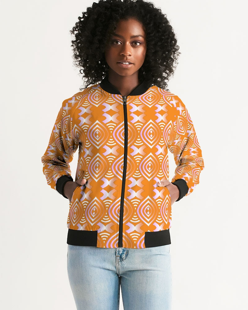 Women's Jacket-Orange Cream-Pat Sutton Designs