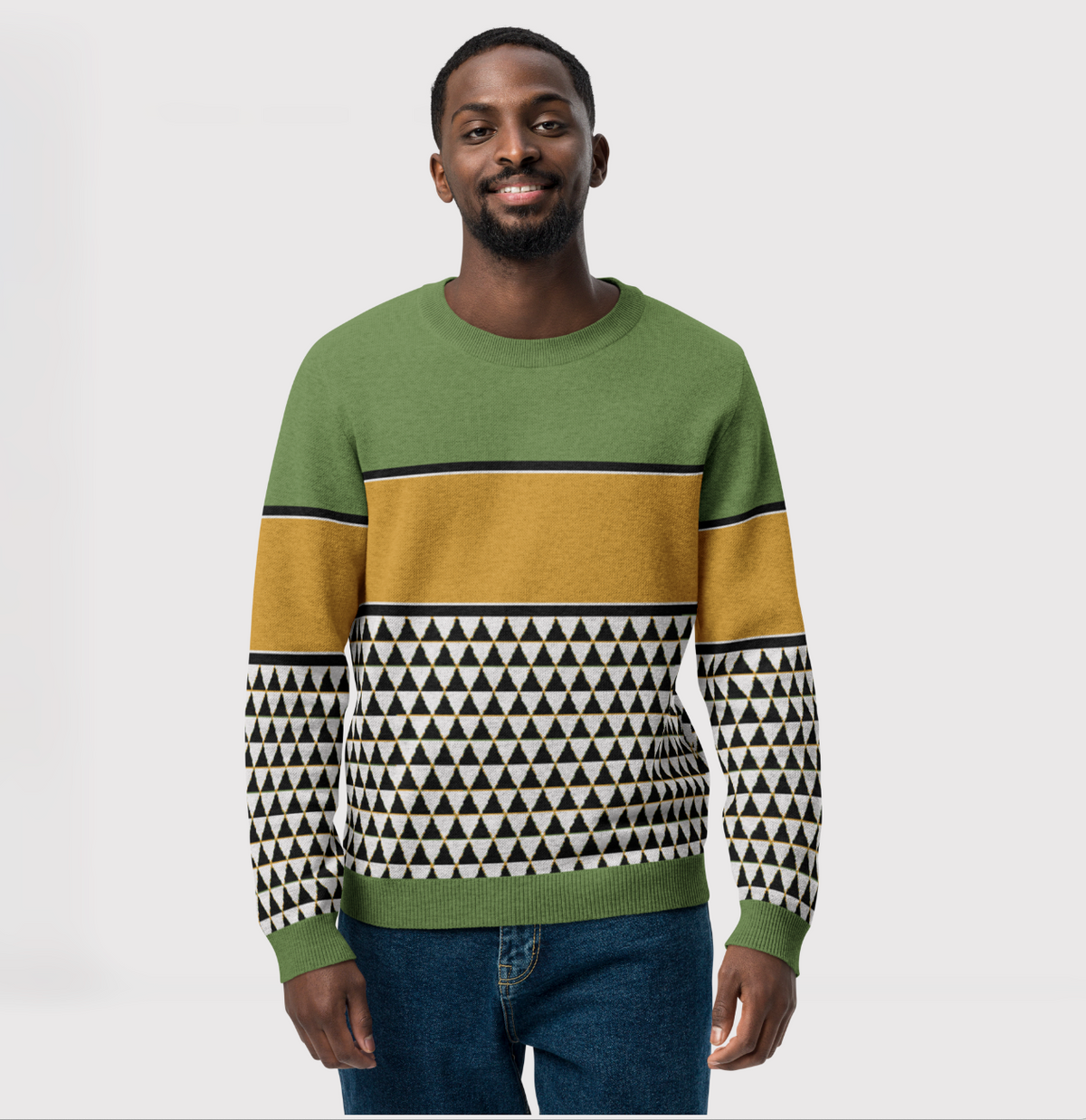 Knitted sweater- Popsicle-Pat Sutton Designs