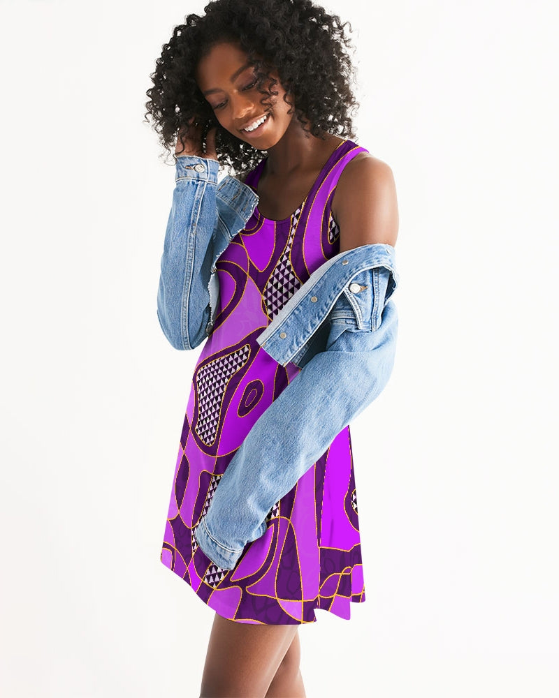 Racerback Dress-Purple Desire-Pat Sutton Designs