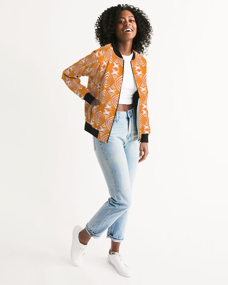 Women's Jacket-Orange Cream-Pat Sutton Designs