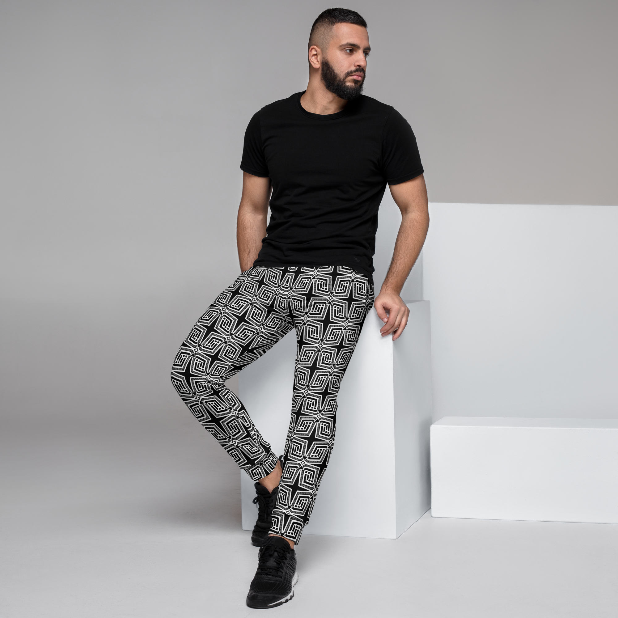 Men's Joggers-Galaxy-Pat Sutton Designs