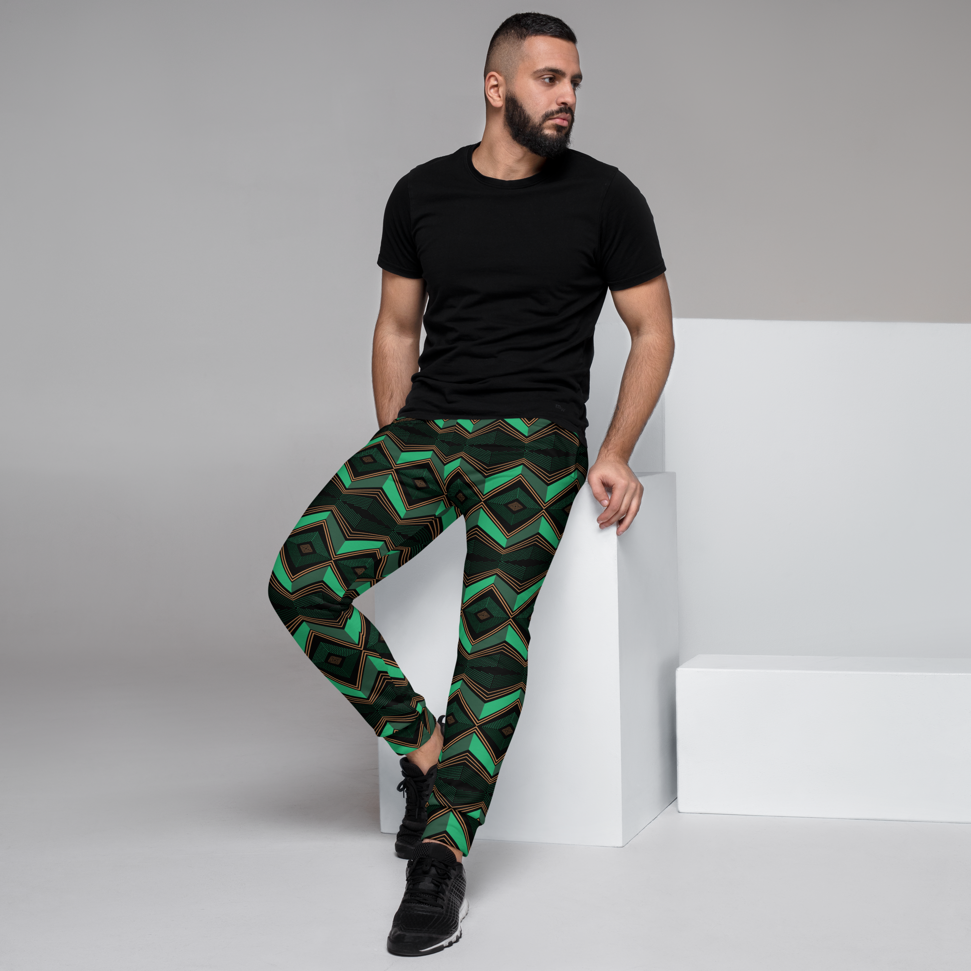 Men's Joggers- Echoes-Pat Sutton Designs