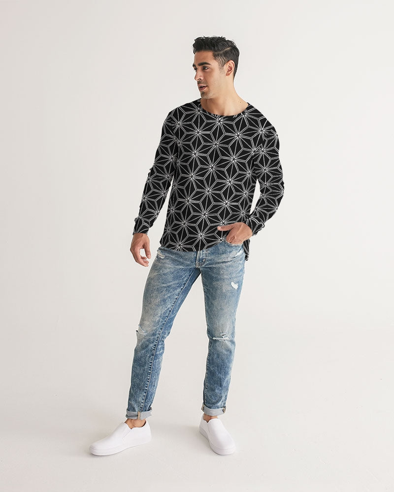 Men's Long Sleeve Tee- Starlight-Pat Sutton Designs