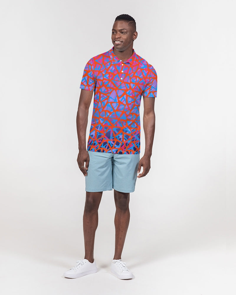 Men's Polo Shirt- Neon-Pat Sutton Designs