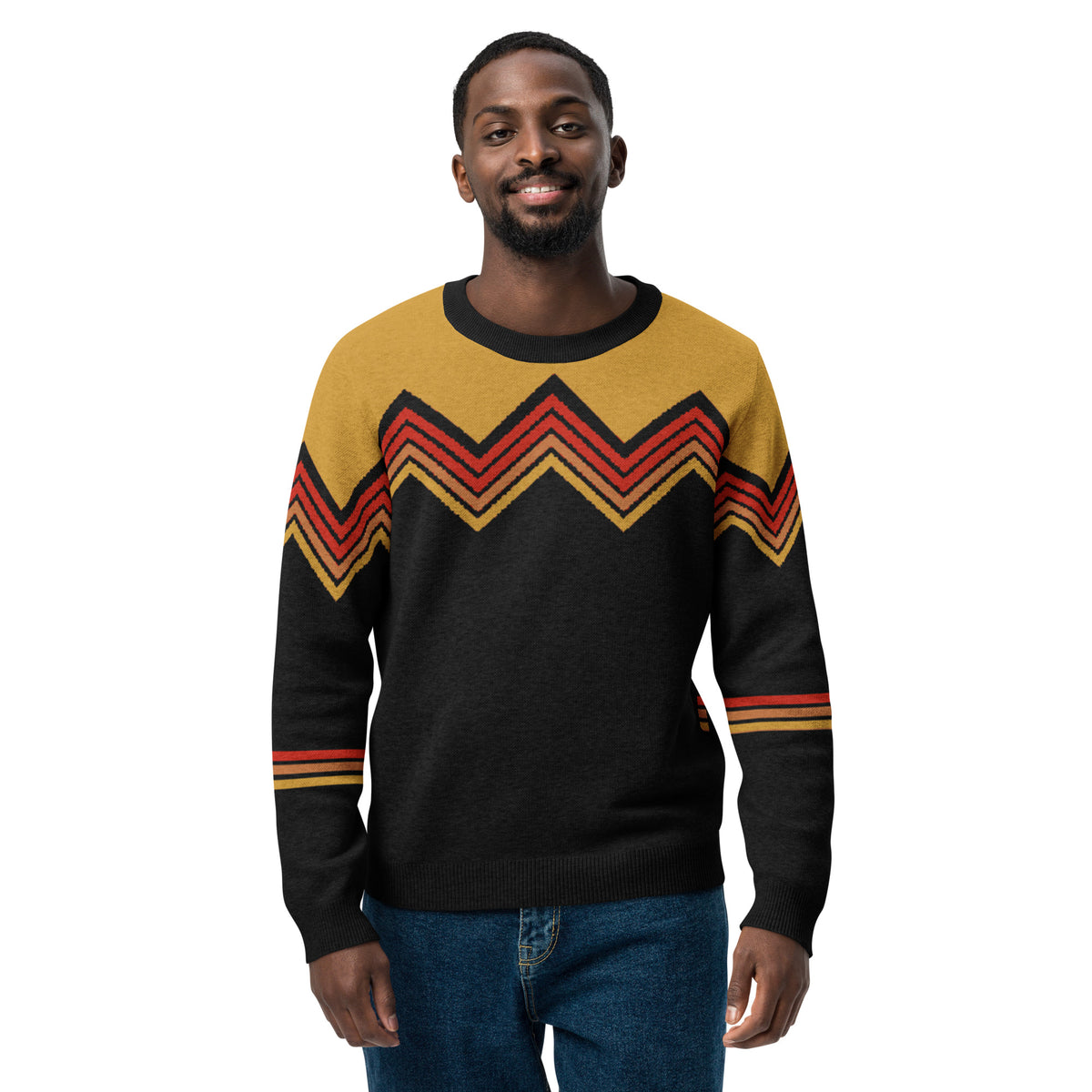 Knitted sweater- Amber Waves-Pat Sutton Designs
