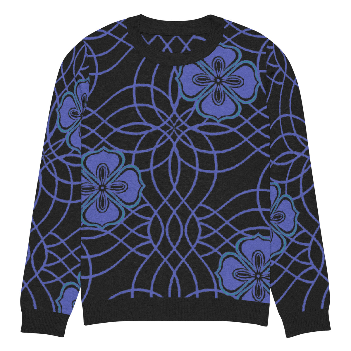 Knitted sweater- Swirl On-Pat Sutton Designs