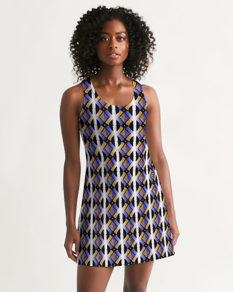 Racerback Dress- Out of the Blue-Pat Sutton Designs