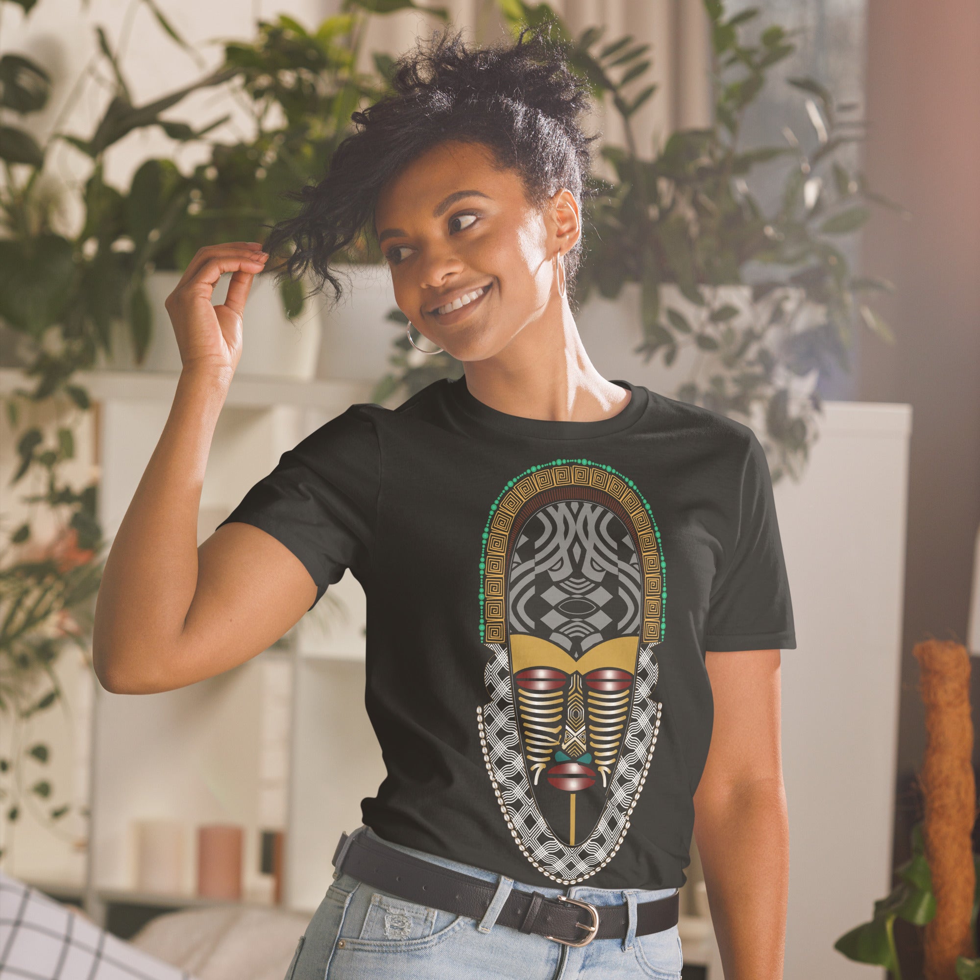 Unisex Art T-Shirt- Sleek Warrior-Pat Sutton Designs