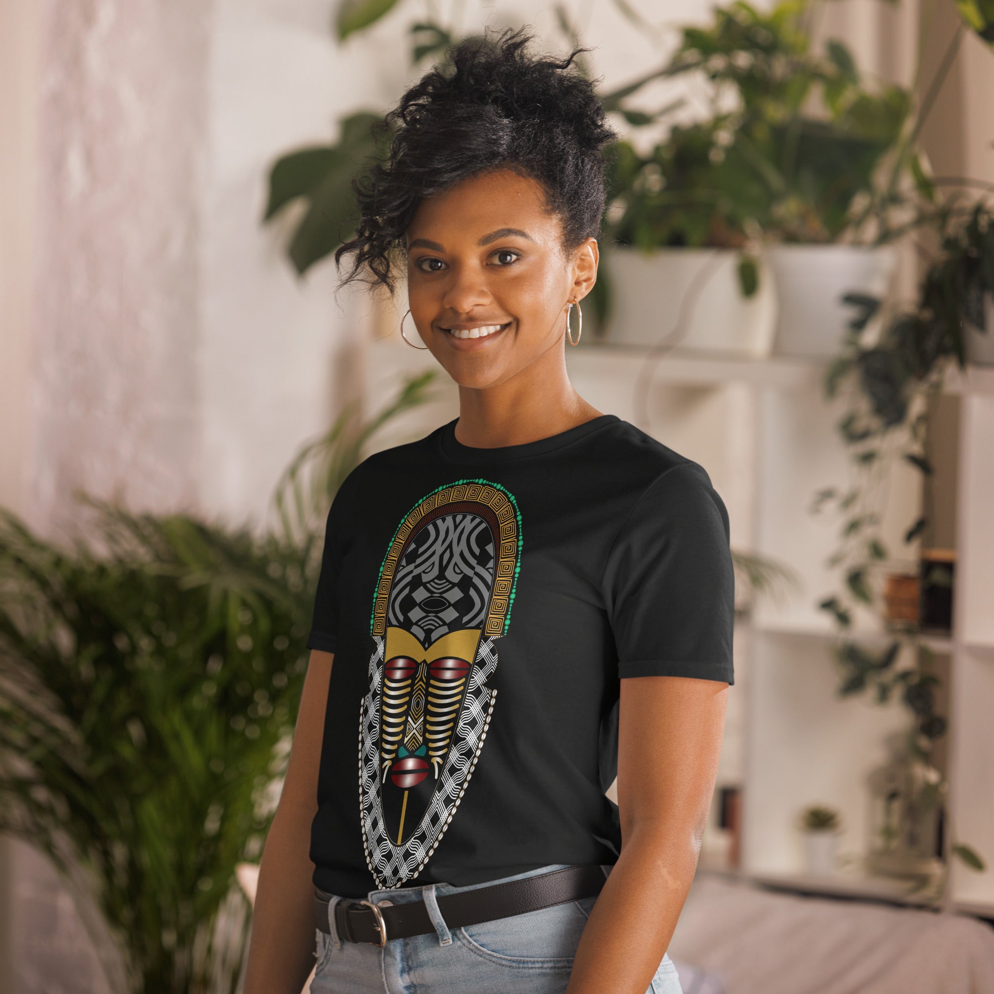 Unisex Art T-Shirt- Sleek Warrior-Pat Sutton Designs
