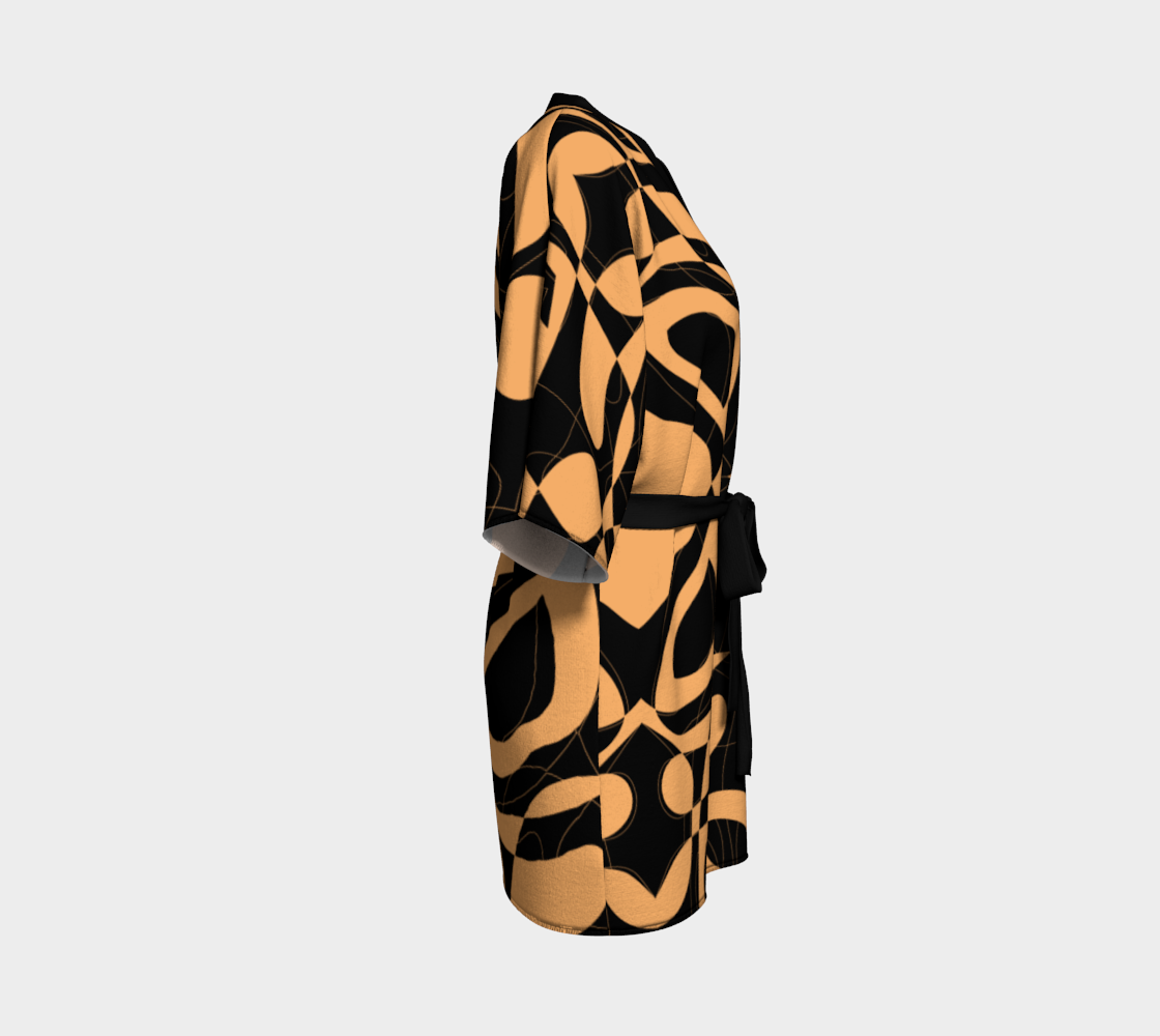 Kimono Robe- Scribble Flow-Pat Sutton Designs