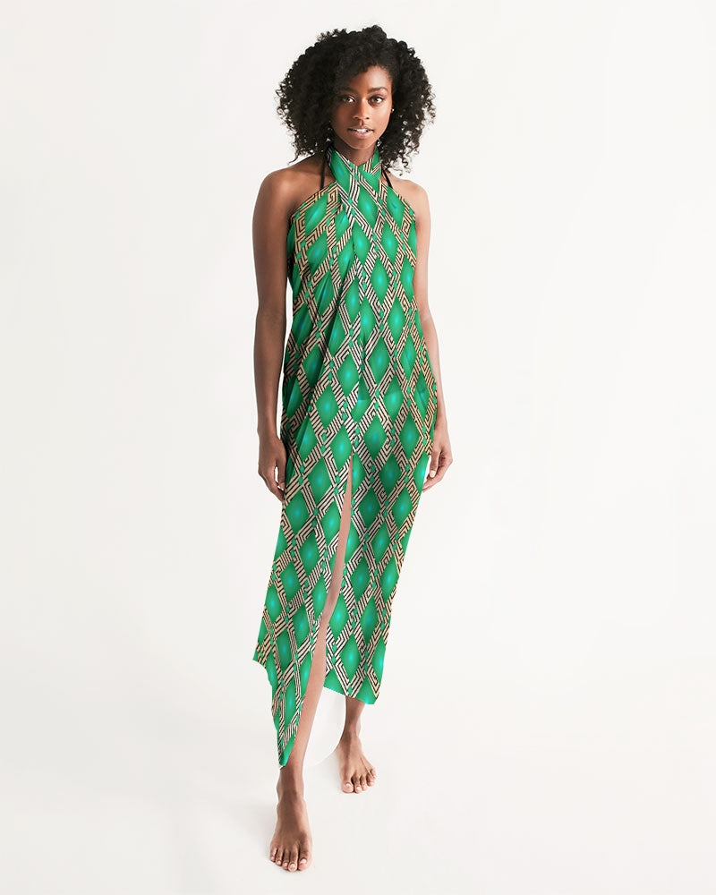 Sarong- Emerald Seas-Pat Sutton Designs
