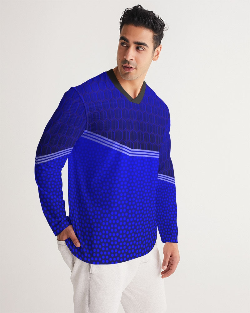 Men's Sports Jersey- Blue Armor-Pat Sutton Designs