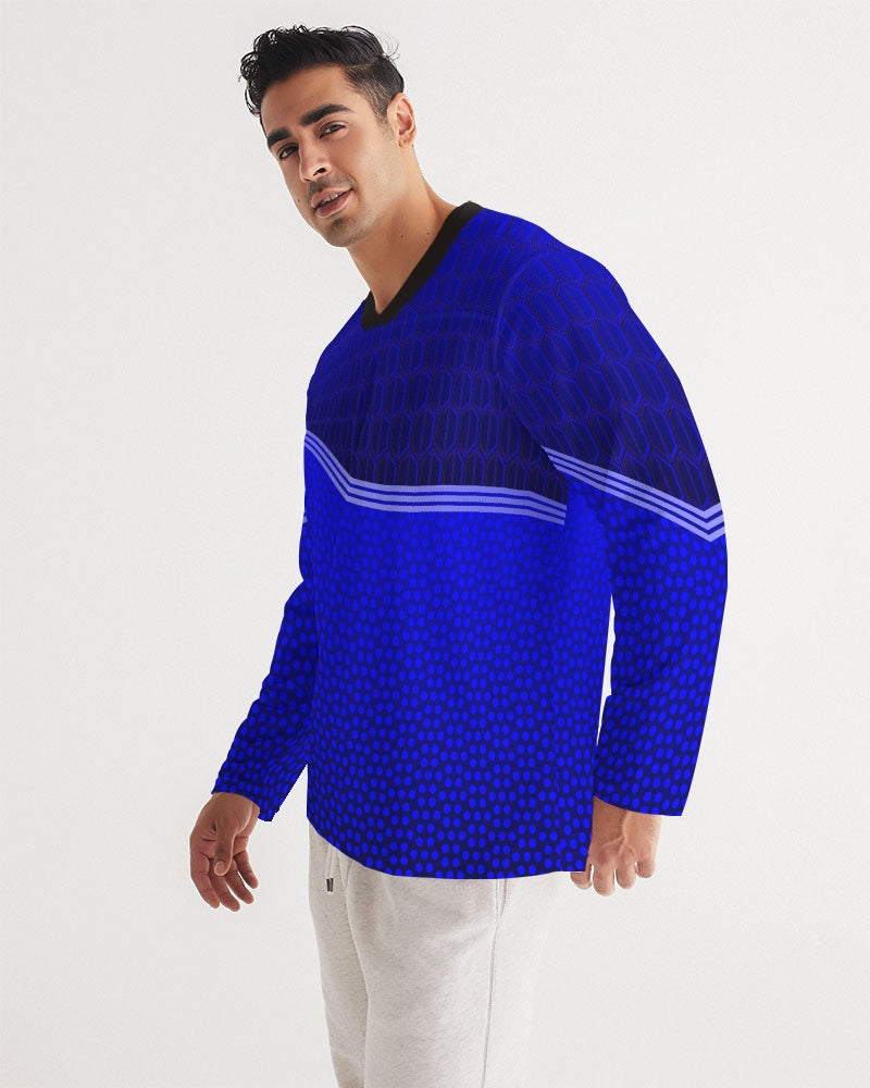 Men's Sports Jersey- Blue Armor-Pat Sutton Designs