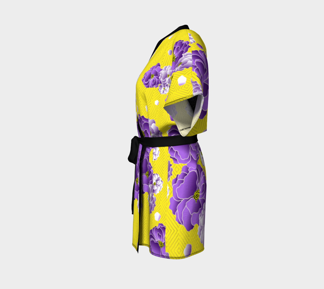 Kimono Robe-Lilac Gardenia-Pat Sutton Designs