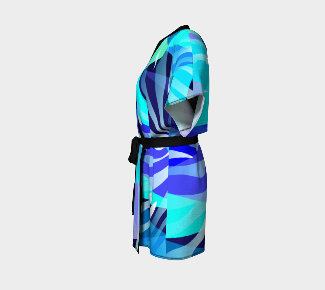 Kimono Robe- Blue Sunday-Pat Sutton Designs
