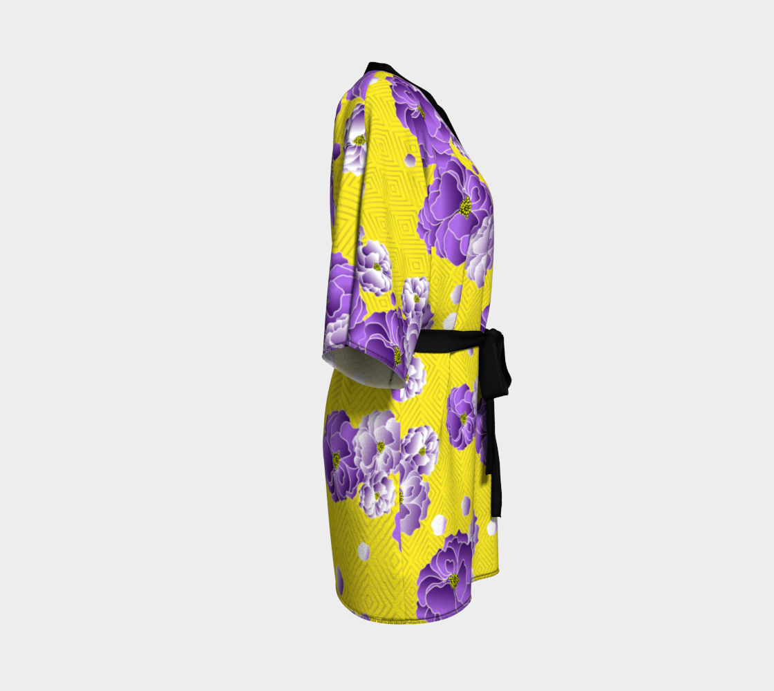 Kimono Robe-Lilac Gardenia-Pat Sutton Designs