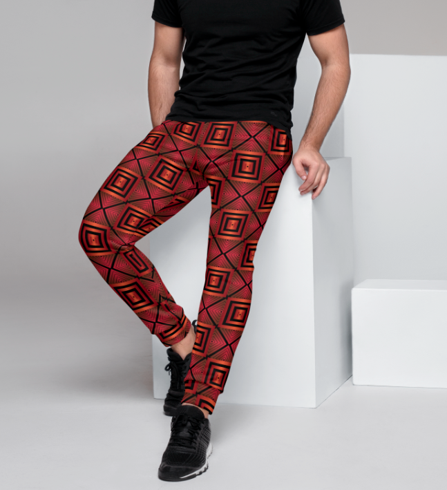 Men's Joggers -Swag Squared-Pat Sutton Designs