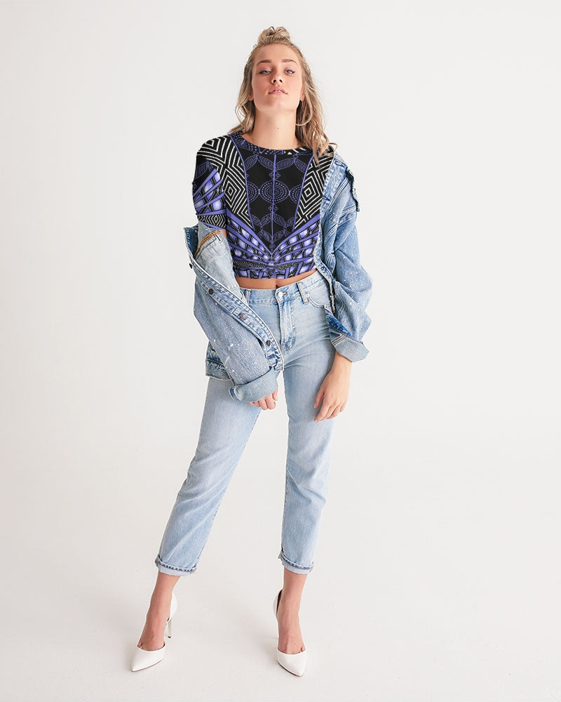 Cropped Tee-Sky Princess-Pat Sutton Designs