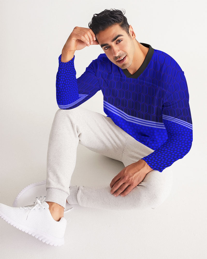 Men's Sports Jersey- Blue Armor-Pat Sutton Designs