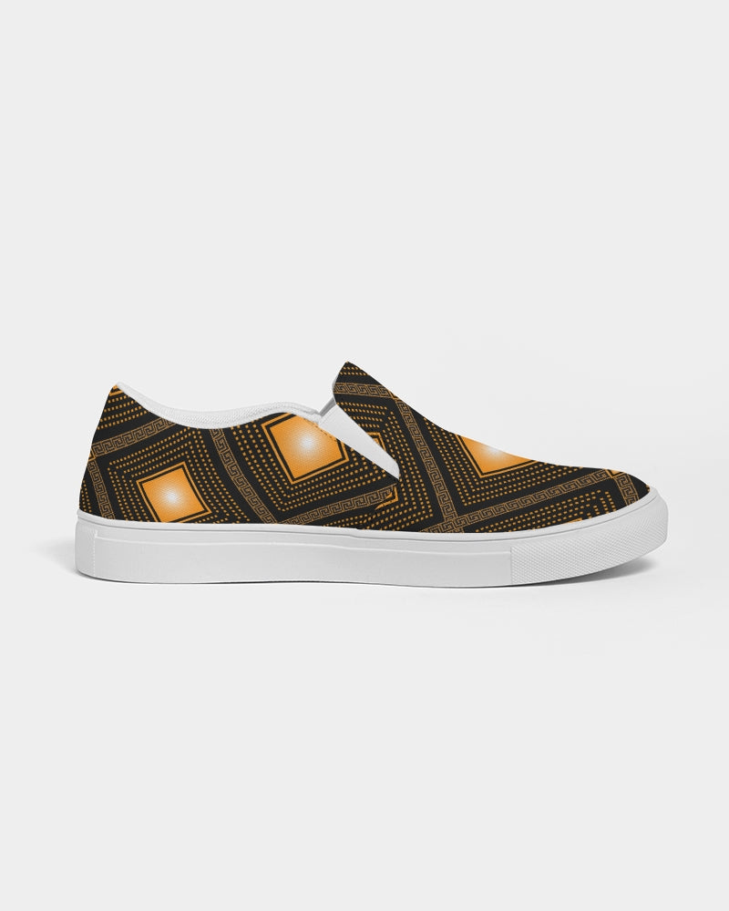 Men's Slip-On - Golden Mosaic-Pat Sutton Designs