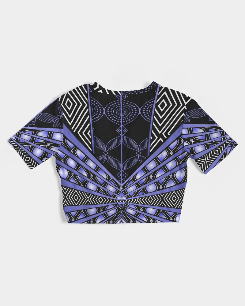 Cropped Tee-Sky Princess-Pat Sutton Designs