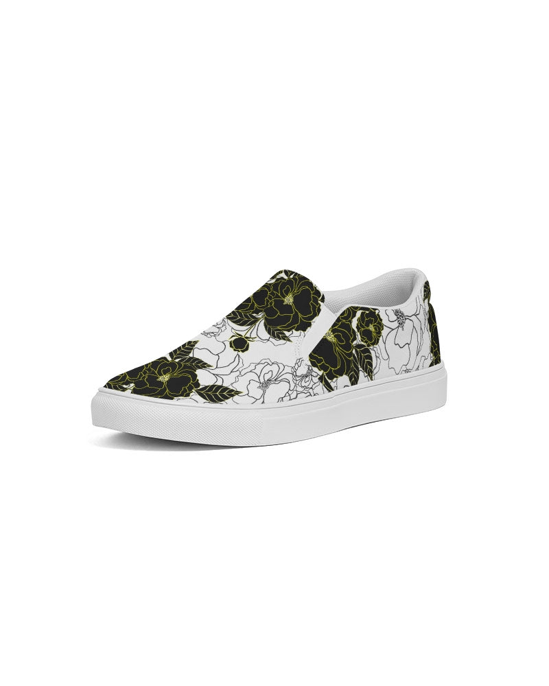 Women's Slip On - Peonie Noir-Pat Sutton Designs