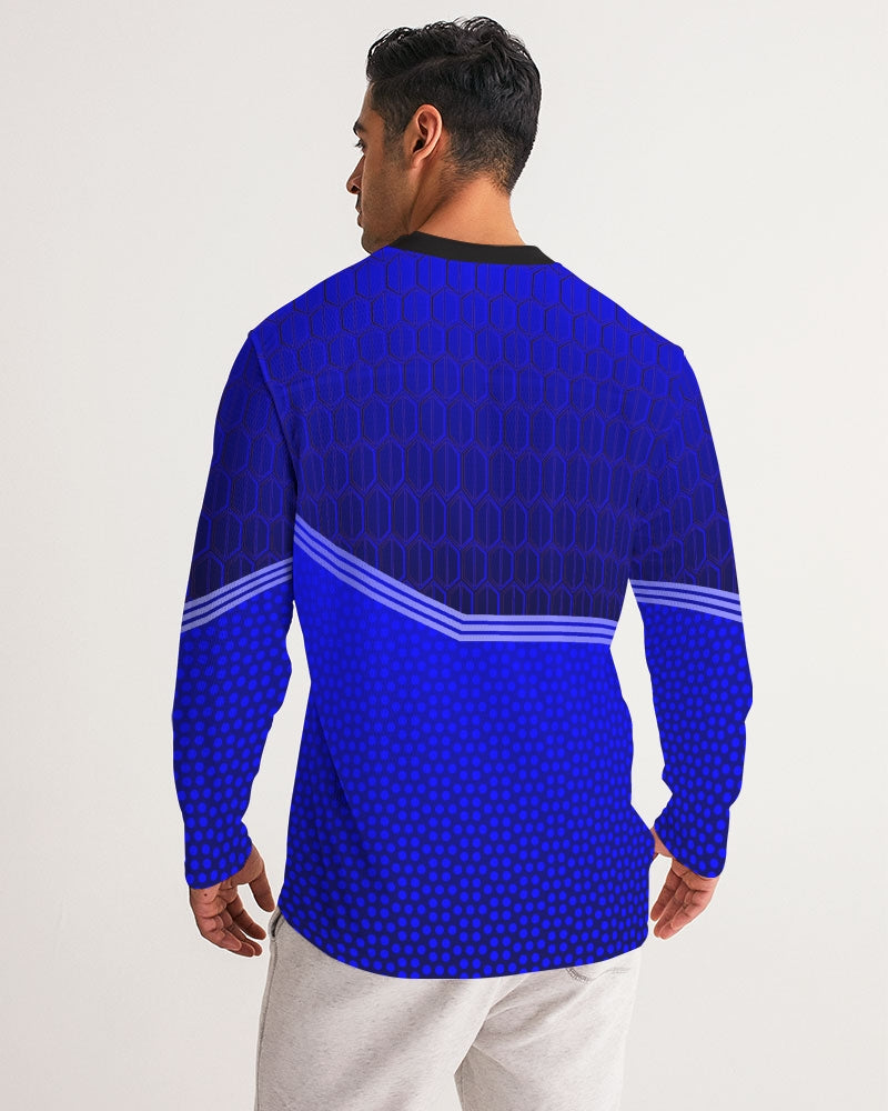 Men's Sports Jersey- Blue Armor-Pat Sutton Designs