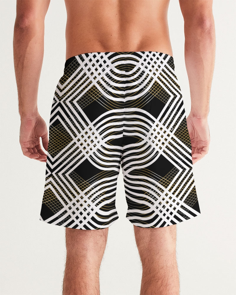 Men's Board Shorts -Killer Waves-Pat Sutton Designs