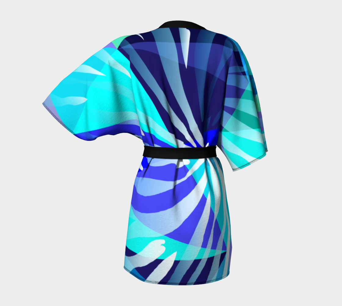 Kimono Robe- Blue Sunday-Pat Sutton Designs