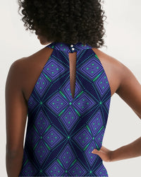 Women's Halter Dress- Jewel-Pat Sutton Designs