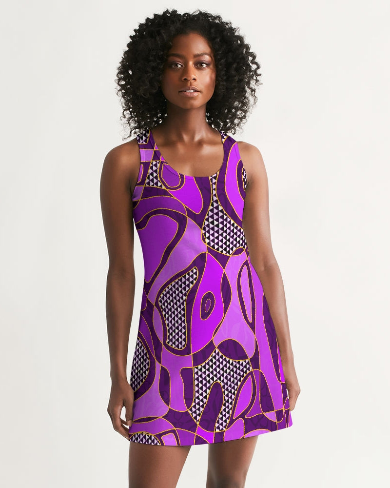 Racerback Dress-Purple Desire