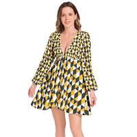 Baby Doll Dress-Lemon Drop-Pat Sutton Designs