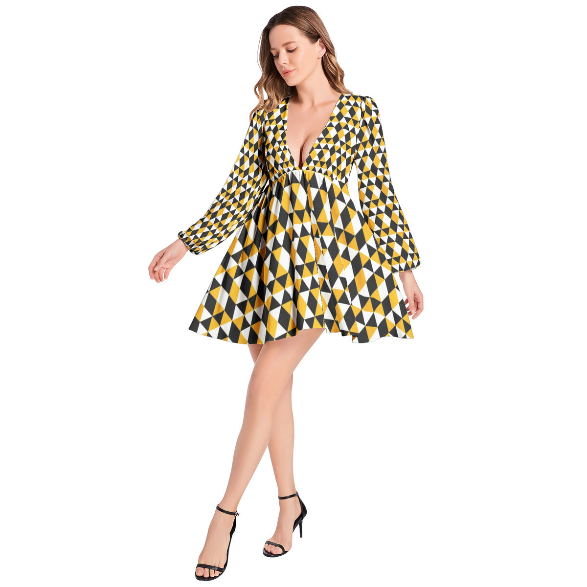 Baby Doll Dress-Lemon Drop-Pat Sutton Designs