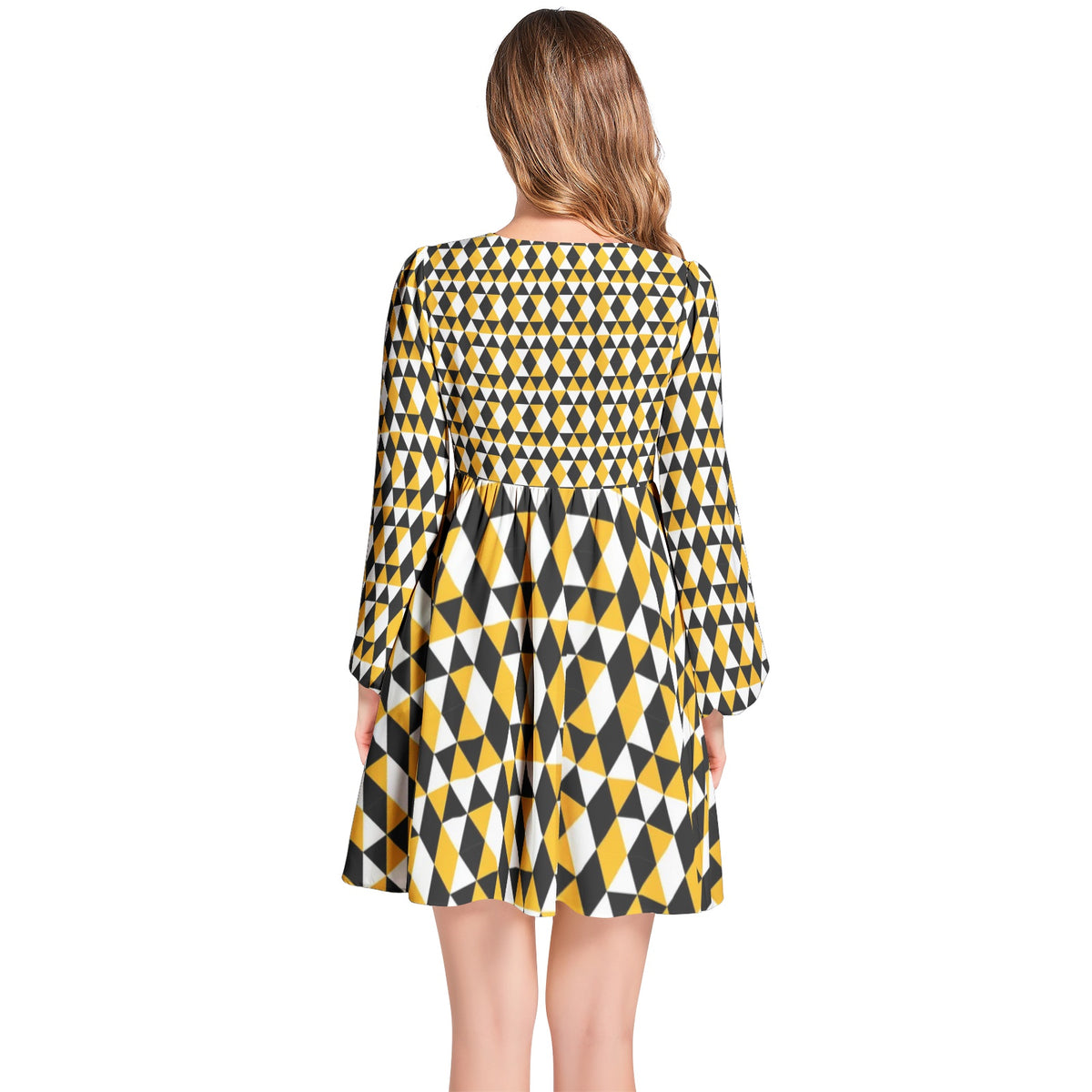 Baby Doll Dress-Lemon Drop-Pat Sutton Designs