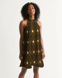 Halter Dress- Eclipse-Pat Sutton Designs