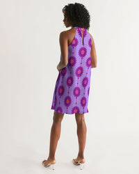 Halter Dress- Lilac-Pat Sutton Designs