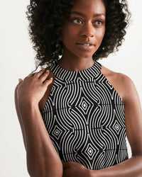 Halter Dress- Labrinth-Pat Sutton Designs