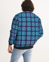 Men's Jacket-Crochet Blue-Pat Sutton Designs