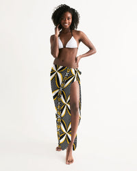 Majestic Ochre Slider All-Over Print Swim Cover Up-Pat Sutton Designs