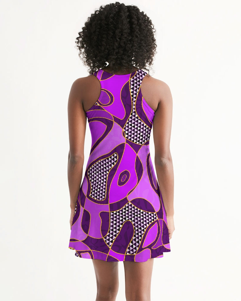 Racerback Dress-Purple Desire