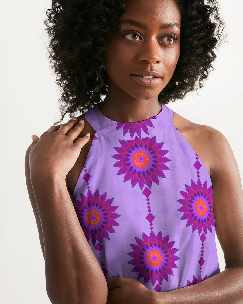Halter Dress- Lilac | Pat Sutton Designs Halter Dress- Lilac | Pat Sutton Designs
